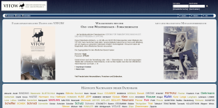 Screenshot Website TNG-Datenbank des VFFOW